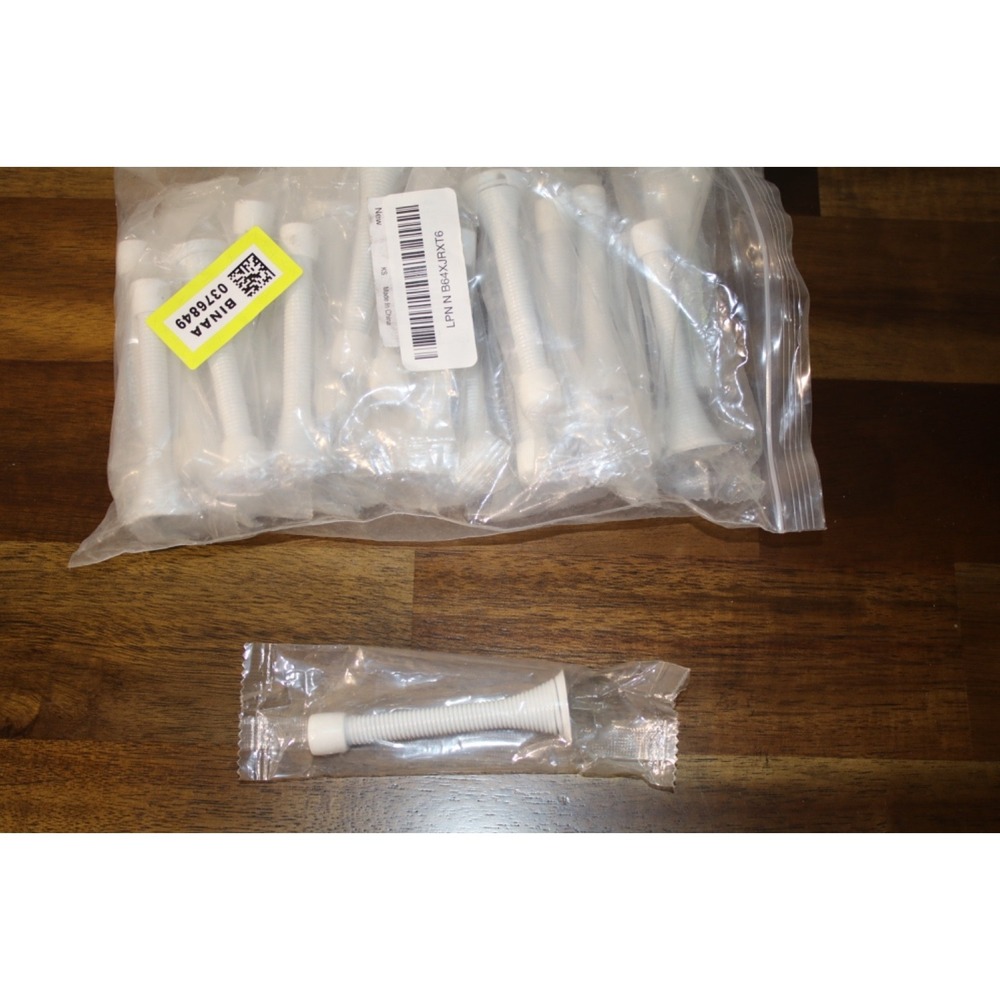 White Spring Door Stoppers pack of 24‎